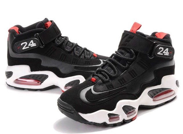 Nike Ken Griffen Max Chaussures Homme 2014 Noir Rouge (3)